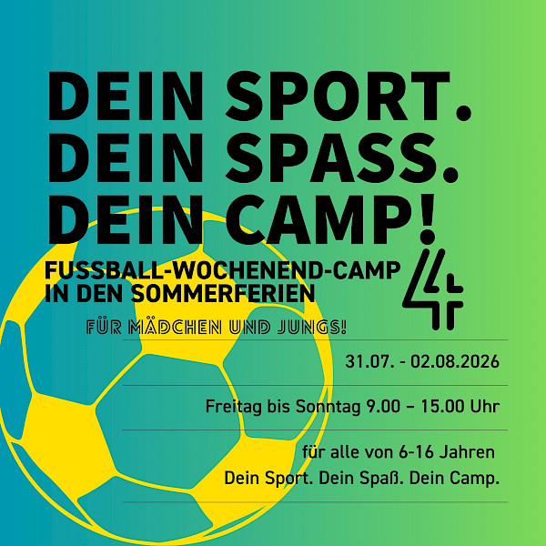 3-Tages-Fußballcamp Juli-August 2026