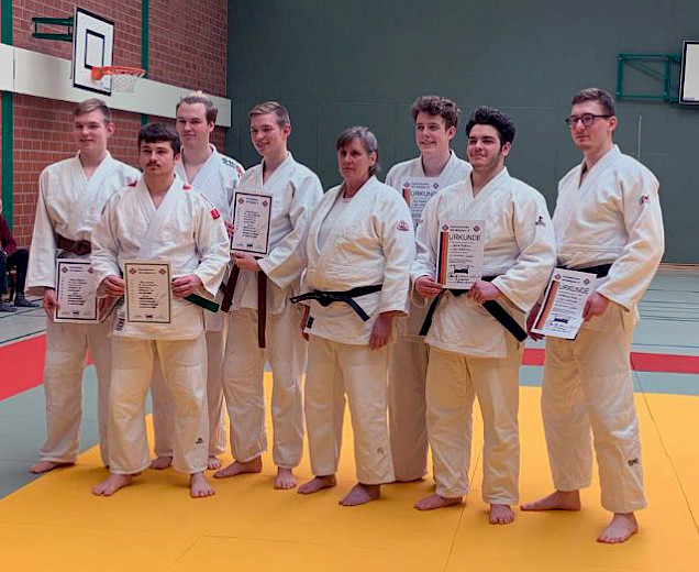Judoprüfungen erfolgreich absolviert